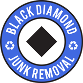 black diamond junk removal logo